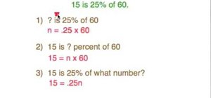 Solve percent equations