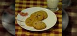 Bake charming chocolate chip oatmeal cookies