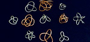 Make Knot Sculptures from Soft Metals