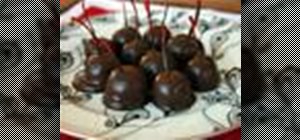 Make chocolate covered cherries with your choice of liqueur