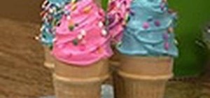 Make cupcakes in ice cream cones