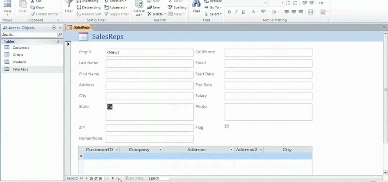 microsoft access 2007 sample databases download