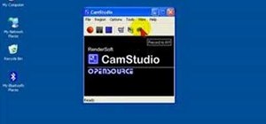 Create your first screencast recording in CamStudio