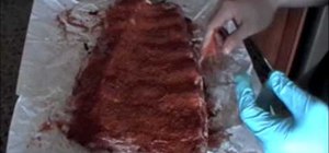 Make smoked beef ribs on a smoker