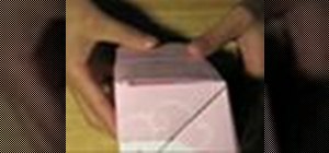 Fold an origami box with a lid
