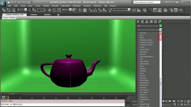 Create a glass shader with Mental Ray in 3ds Max 2010