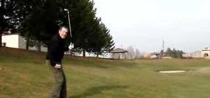 Play the ball below your feet in golf