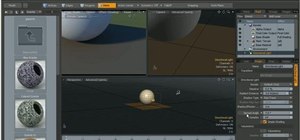 Make shaders for ground and terrain surfaces in modo