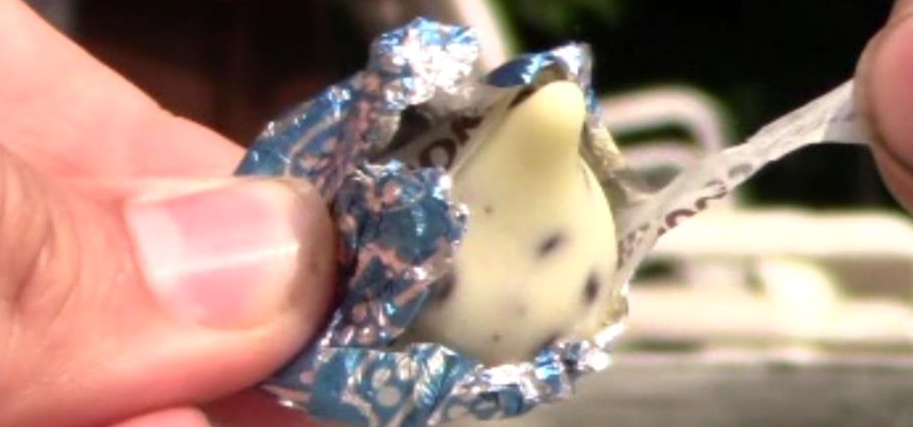 Open a Hershey's Kiss the Right Way