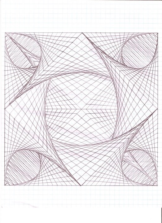 geometric straight line art