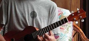 Play a C major scale in different positions on ukulele