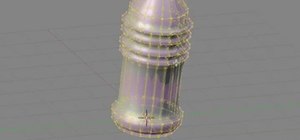 Model a bottle in Blender with the spin option