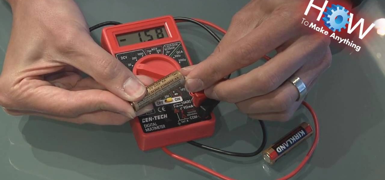 How to Use a multimeter as a battery tester « Tools & Equipment