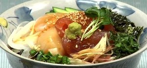 Make Kaisendon (Japanese Sashimi Rice Bowl)