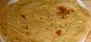 Make Indian roti (whole wheat flat bread) with Manjula