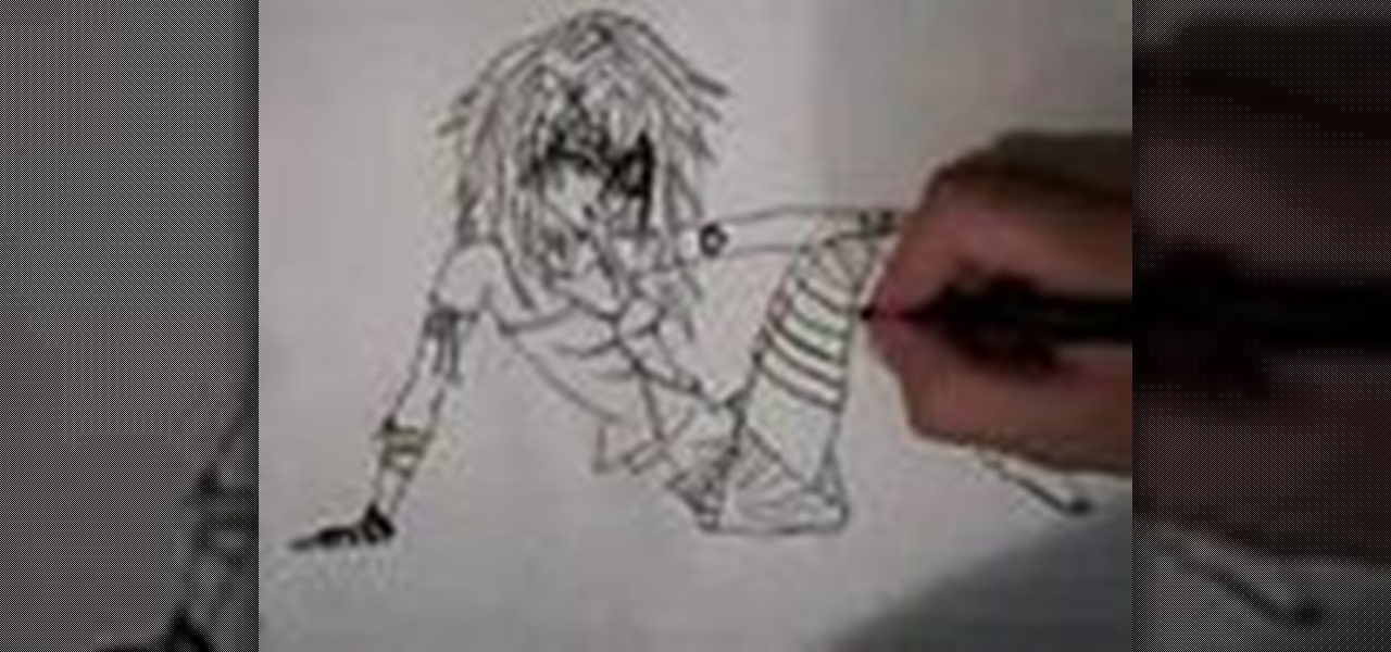 How To Draw Cute Emo Cartoons - Perspectivenumber Moonlightchai