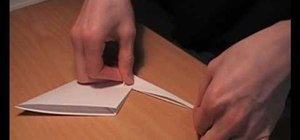 Make a "Prison Break"-style crane from folded paper