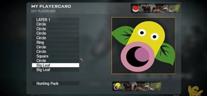 Make a Weepingbell Pokémon playercard emblem in Black Ops