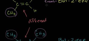 Use the cis/trans system for naming alkenes in organic chemistry