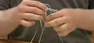 Tie fishing knots correctly
