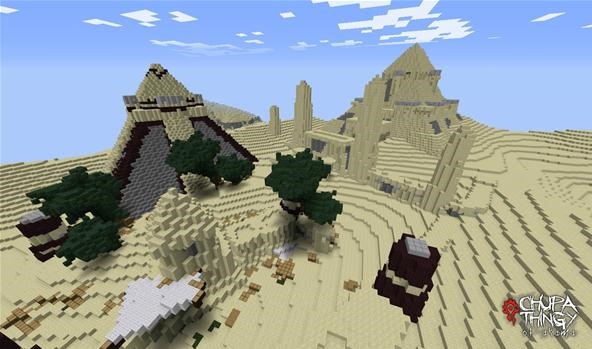 Kalimdor from World of Warcraft Recreated in Minecraft (to Scale)