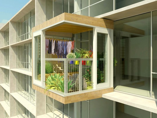 The Clip-On Apartment: a Green Solution for Suffocated Living