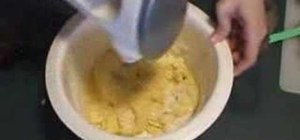 Mix chocolate chip muffin mix