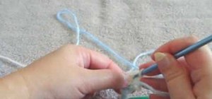 Crochet a broomstick lace pattern