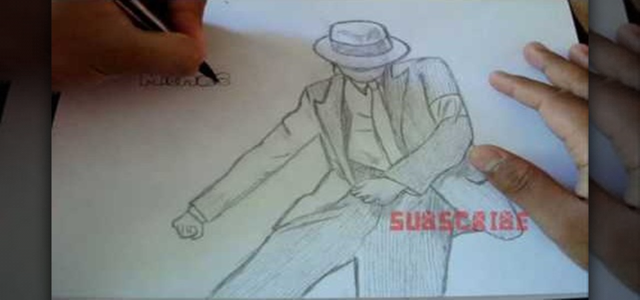 Dibujo lápiz Michael Jackson Nadeycha Escalera - Artelista.com