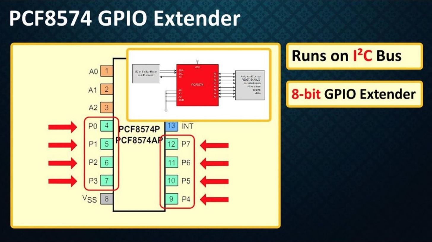 PCF8574 GPIO Extender - with Arduino and NodeMCU