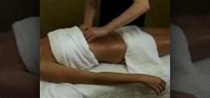 Give a good relaxing massage