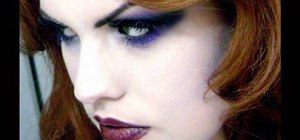 Create a dark, sexy "Alice in Wonderland" makeup look for Halloween