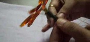 Craft a shimmery kundan gem flower