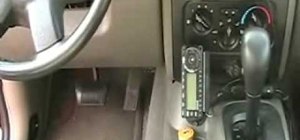 Install a ham radio in a Jeep Liberty