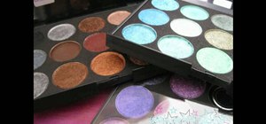 Press pigments to repair broken makeup pans