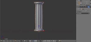 Use the array modifier in the 3-D modeling software Blender 2.5