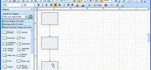 Build a flowchart quickly with AutoConnect in Visio