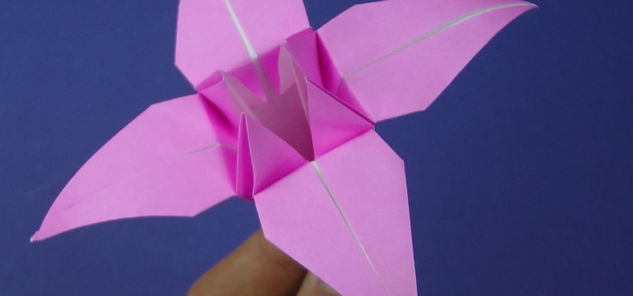 Make an Origami Lily Flower