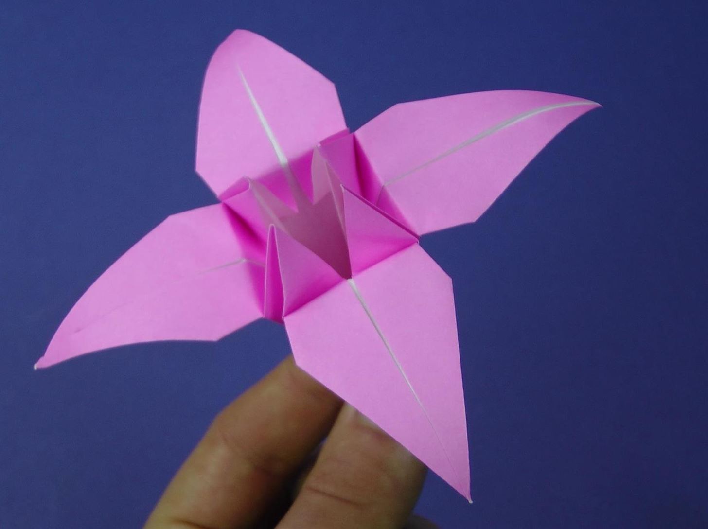 How to Make an Origami Lily Flower