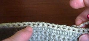 Crochet the half-double stitch