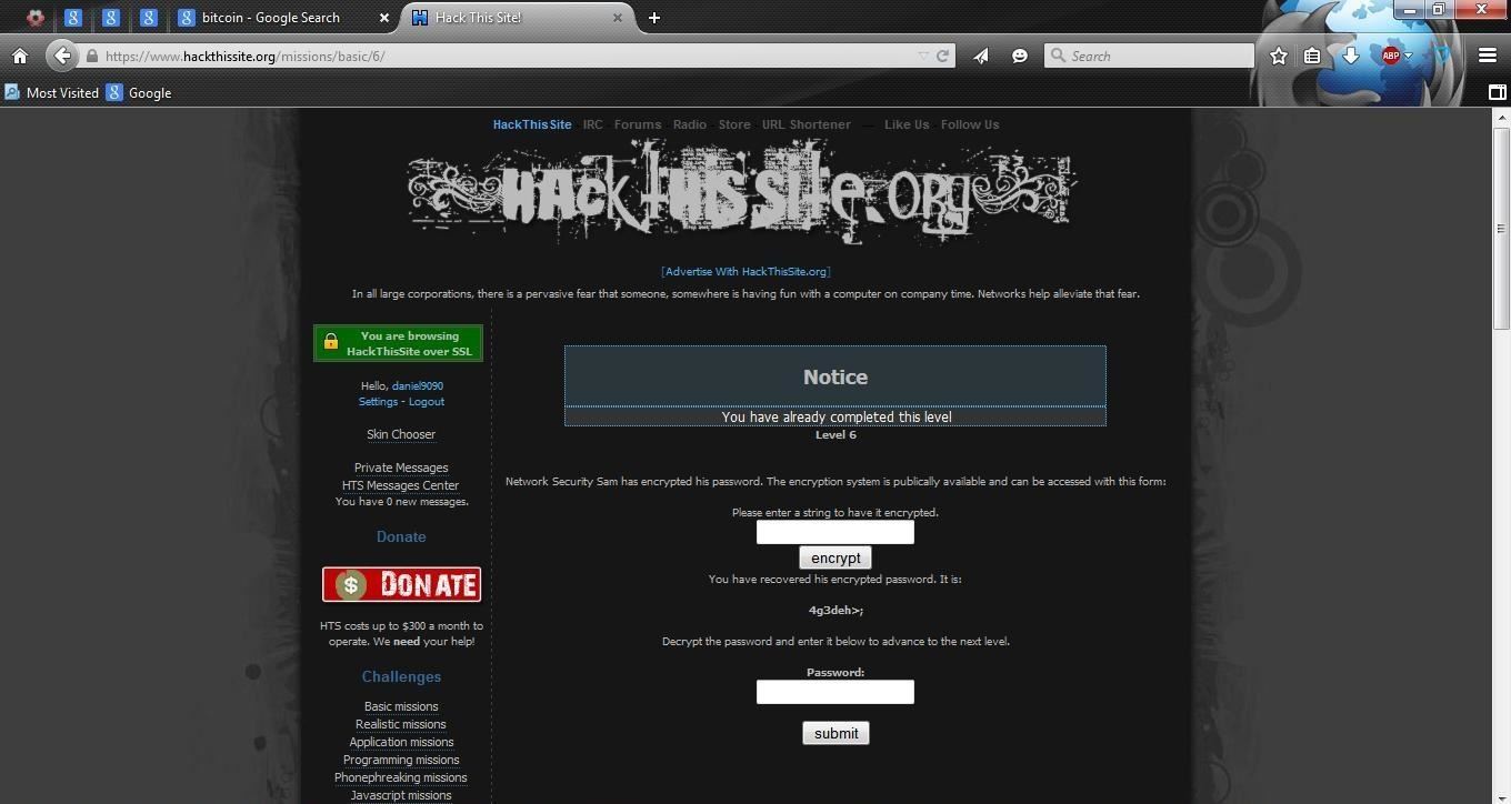 How to Hack a Site Knowing a Bit of HTML (hackthissite.org) Part 2