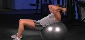 Do weighted stability ball crunches