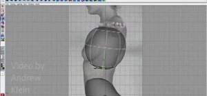 3D character model the female torso using Maya
