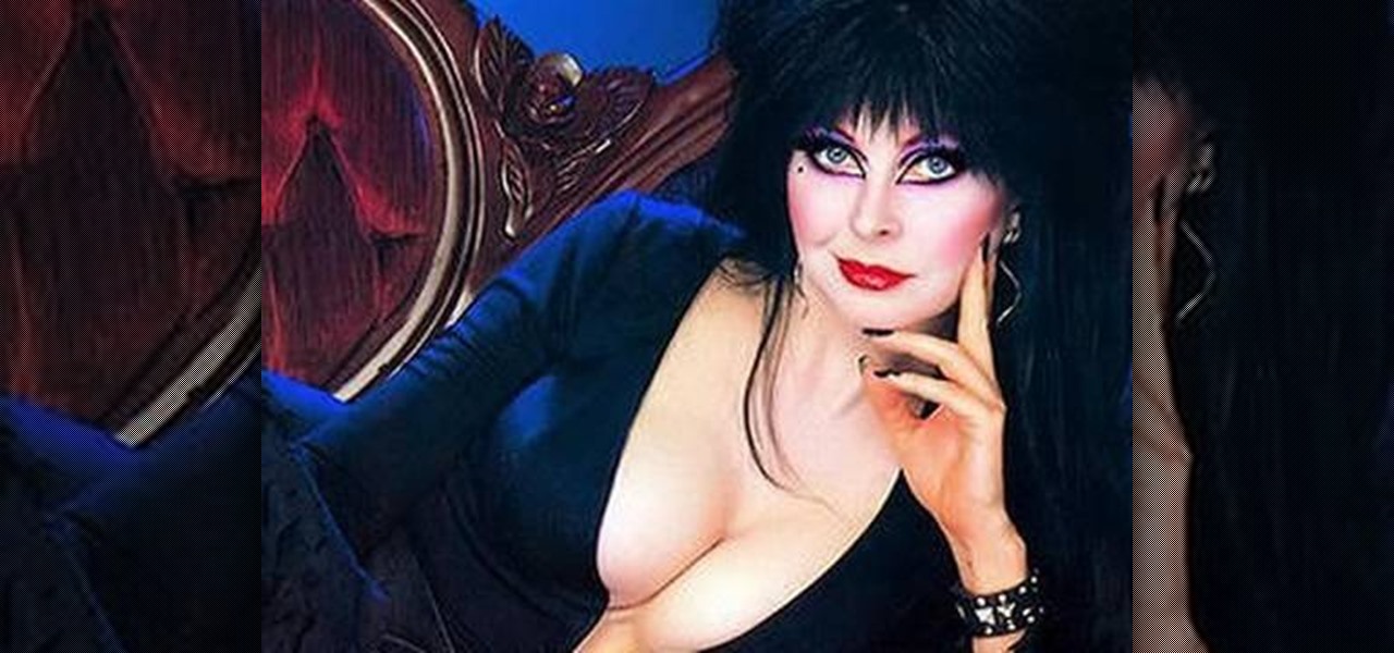How to Create the Elvira "Mistress of the Dark" makeup look.