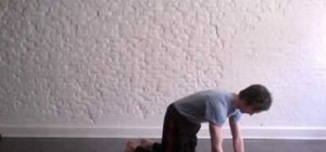Complete the down dog yoga pose for beginners