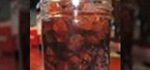 Make delicious brandy infused cherries as garnishes