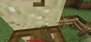 Make an elevator in Minecraft using trapdoors instead of redstone or water