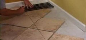 Tile a diagonal cut tile