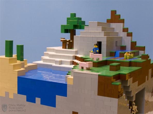 Crafting Blocks into Bricks: A Minecraft LEGO Diorama