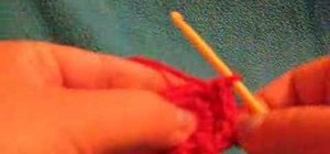 Use single crochet stitches to make a ball shape
